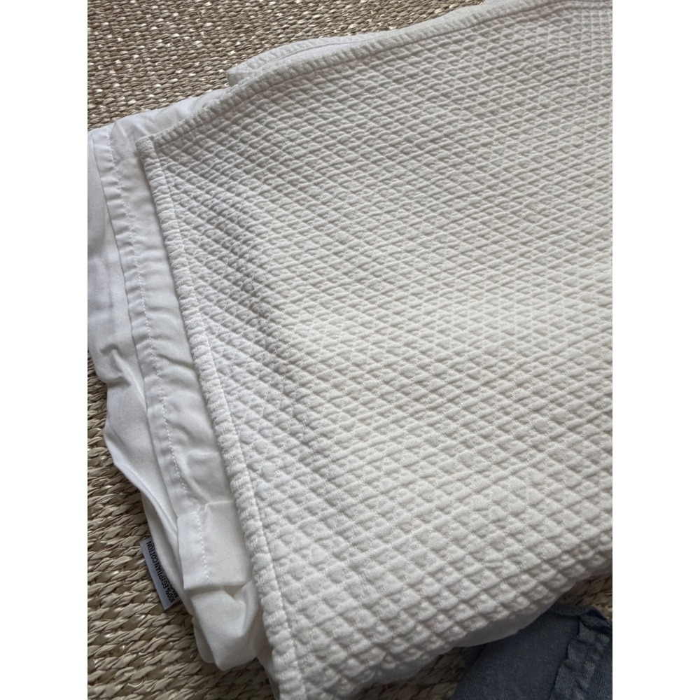 The Company Store Egyptian Cotton Matelasse dust ruffle Queen bed skirt